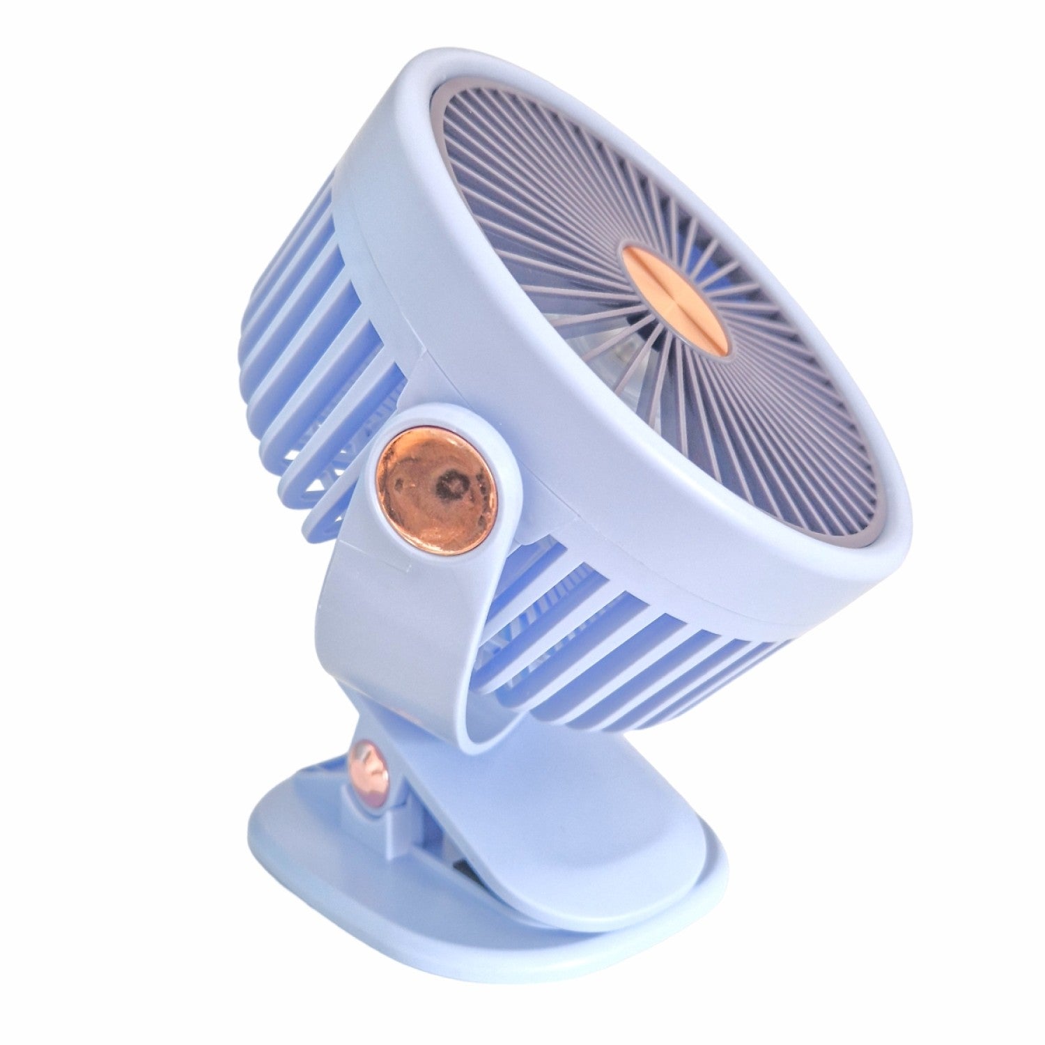 Mini Ventilator Portabil USB cu Clema (Clips), 3 Viteze, Rotire 360°, alimentare USB