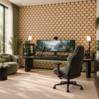 Set 3 Panouri Decorative Acustice SonoArt, din HDF și Pâslă, cu Design Geometric, pentru Pereți Interiori – 6 Variante