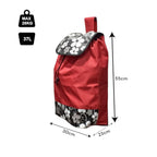 Husă de Rezervă pentru Cărucior de Cumpărături Pliabil, Impermeabilă, Capacitate 37 L, Susține până la 25 kg