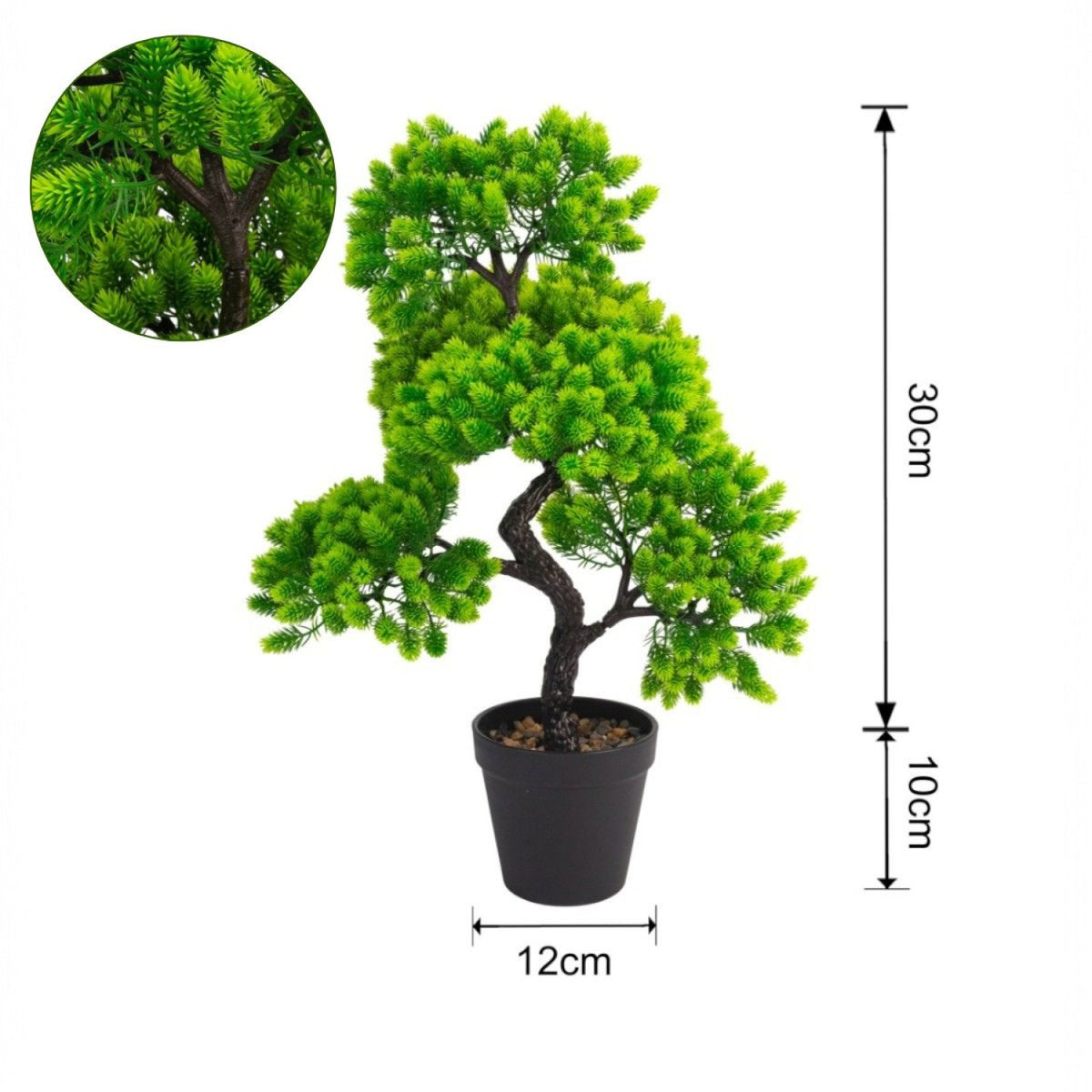 Bonsai Artificial Zen Oasis – Fără Întreținere, Eleganță și Calmitate, 40 cm