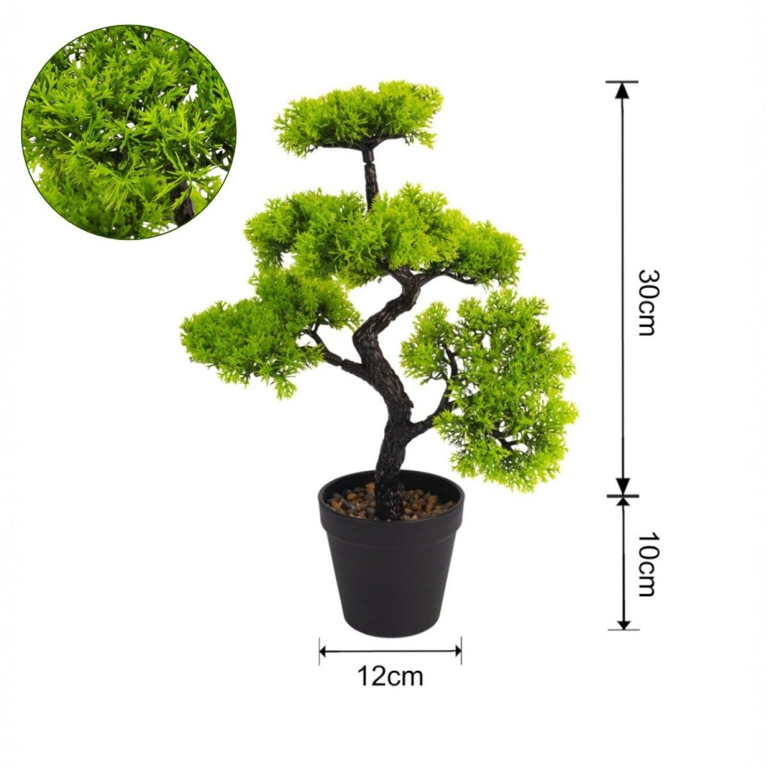 Bonsai Artificial Zen Oasis – Fără Întreținere, Eleganță și Calmitate, 40 cm