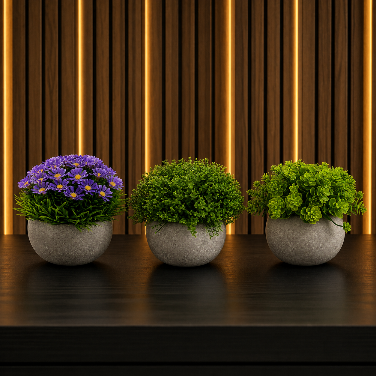 Set 3 Plante Artificiale Premium – Decor Elegant pentru Casă și Birou