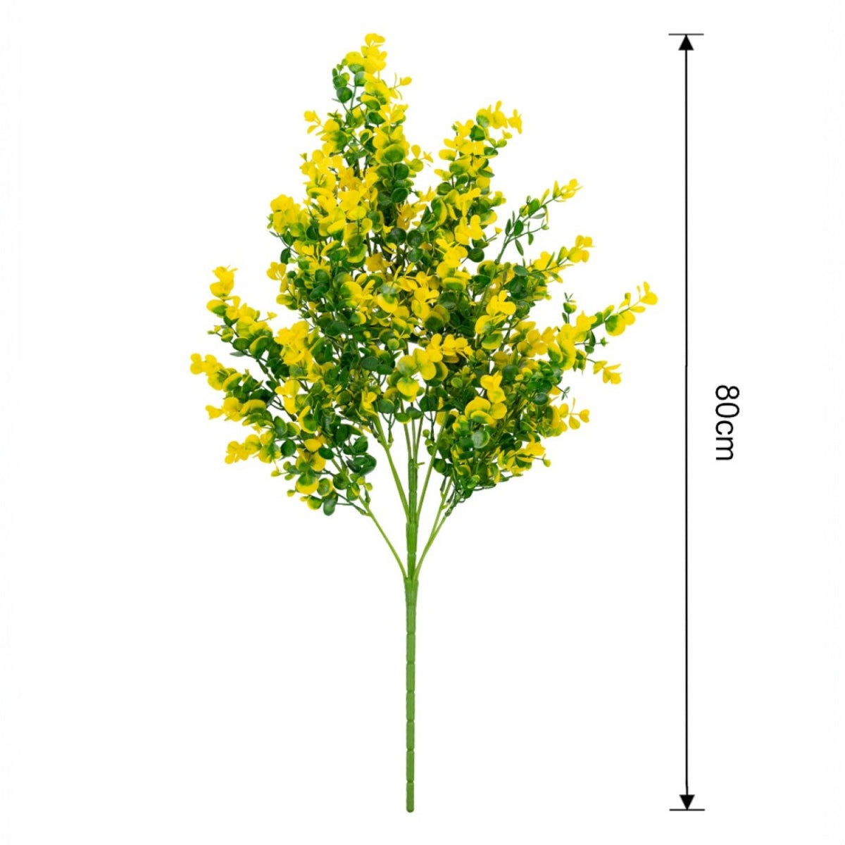 Plantă Artificială Decorativă Premium, Aspect Natural, 80 cm (Fără Ghiveci)
