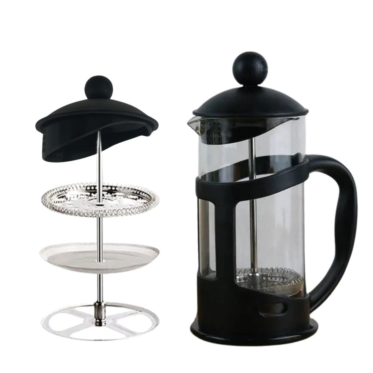 Infuzor multifuncțional French Press pentru cafea și ceai, 600 ml