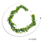 Set 2 Ghirlande Artificiale Decorative Tip Eucalipt – Aspect Natural și Eleganță Fără Întreținere, 1,7 m