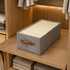 Organizator Pliabil Multifuncțional, cu Mâner, pentru Depozitare Compactă, Gri, 45 × 28 × 18 cm