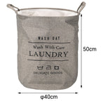 Sac de rufe VeloCylinder din poliester, cu mânere – mai multă ordine, 40 × 50 cm, bej sau gri