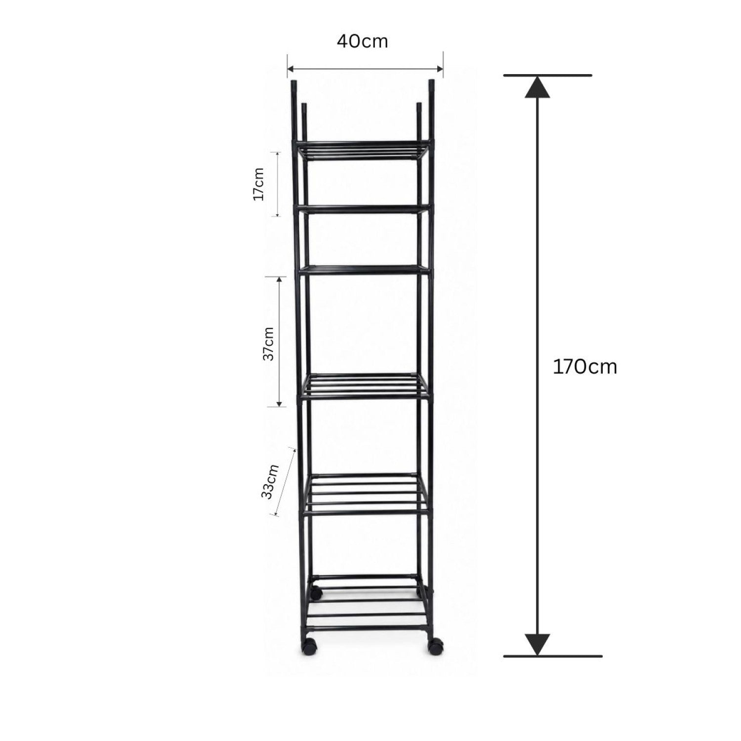 SpaceSaver Max – Organizator Metalic Ultra 170cm, pentru Bucătărie, Baie, Balcon