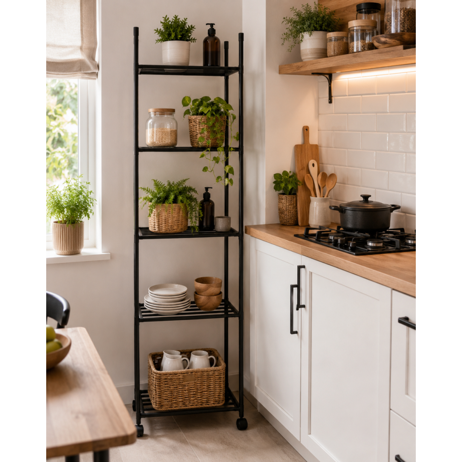 SpaceSaver Max – Organizator Metalic Ultra 170cm, pentru Bucătărie, Baie, Balcon