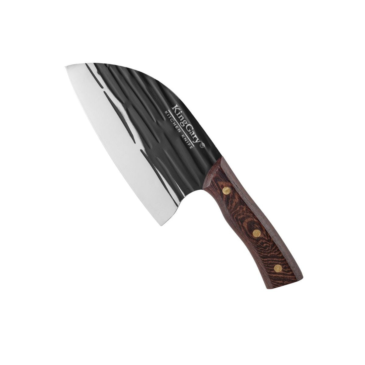 Pachet Cuțit și Satâr KitchenDuo, 2 Piese cu Lame din Inox, pentru Tăiere, Feliere și Porționare – 2 Variante