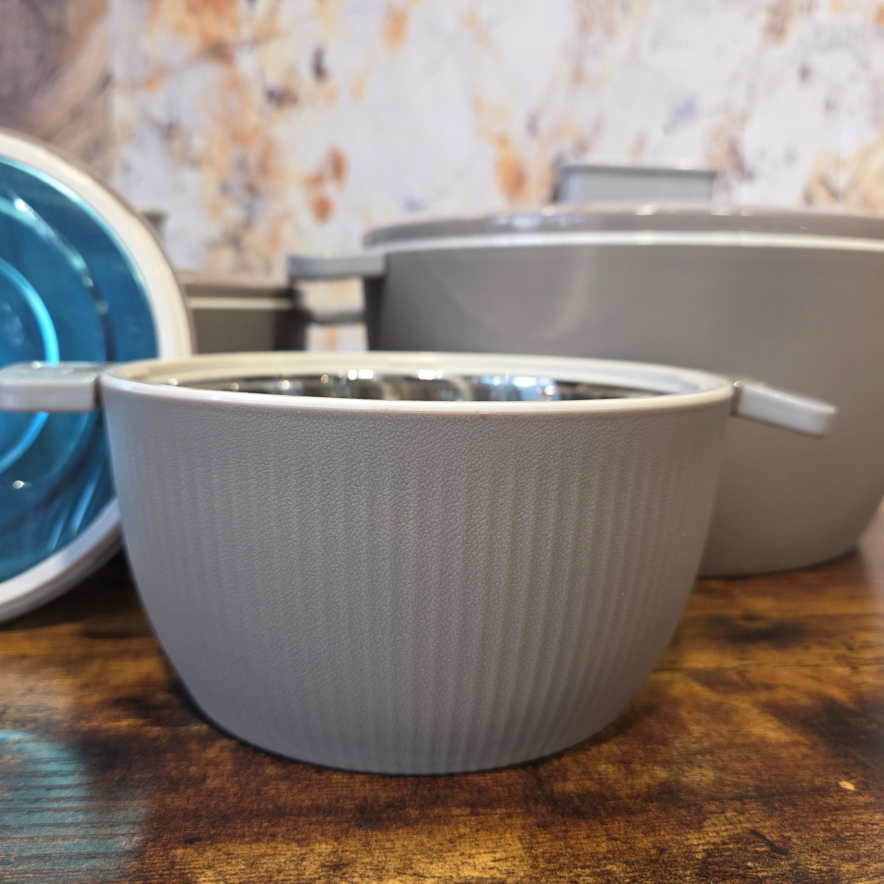 ThermoGrip Inox - Caserolă termică premium cu interior din Inox și Izolație din Spumă, Până la 7h Cald / 4h Rece - diferite modele