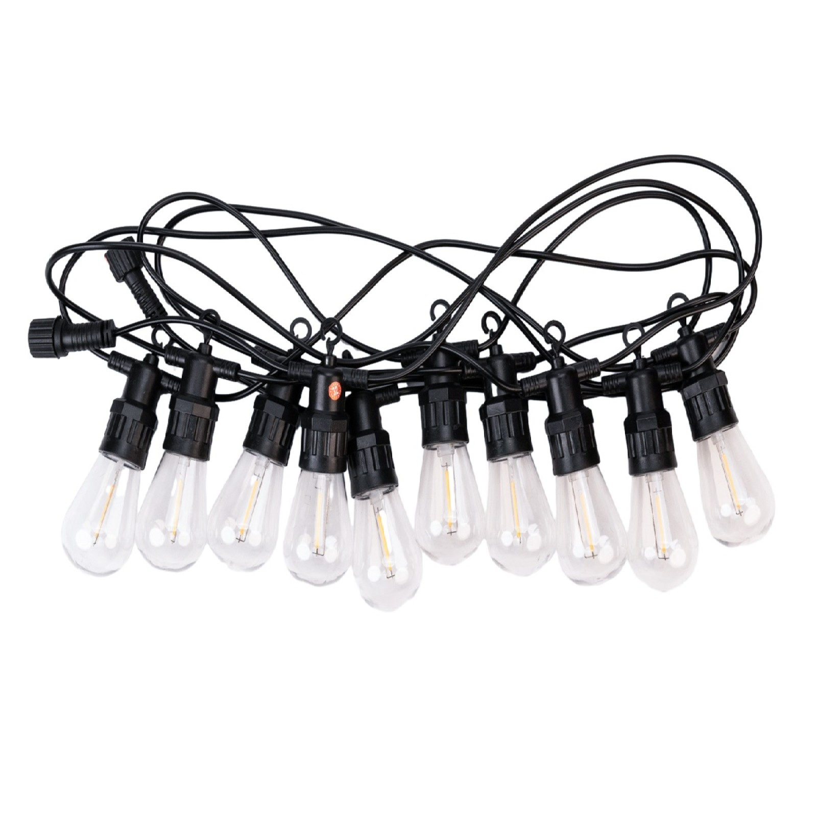 Ghirlanda luminoasa, decorativa, interconectabila, 5m, 10 Becuri LED, Lumina Alb Cald