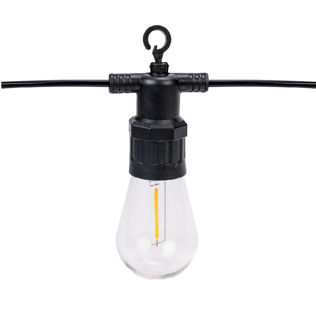 Ghirlanda luminoasa, decorativa, interconectabila, 5m, 10 Becuri LED, Lumina Alb Cald