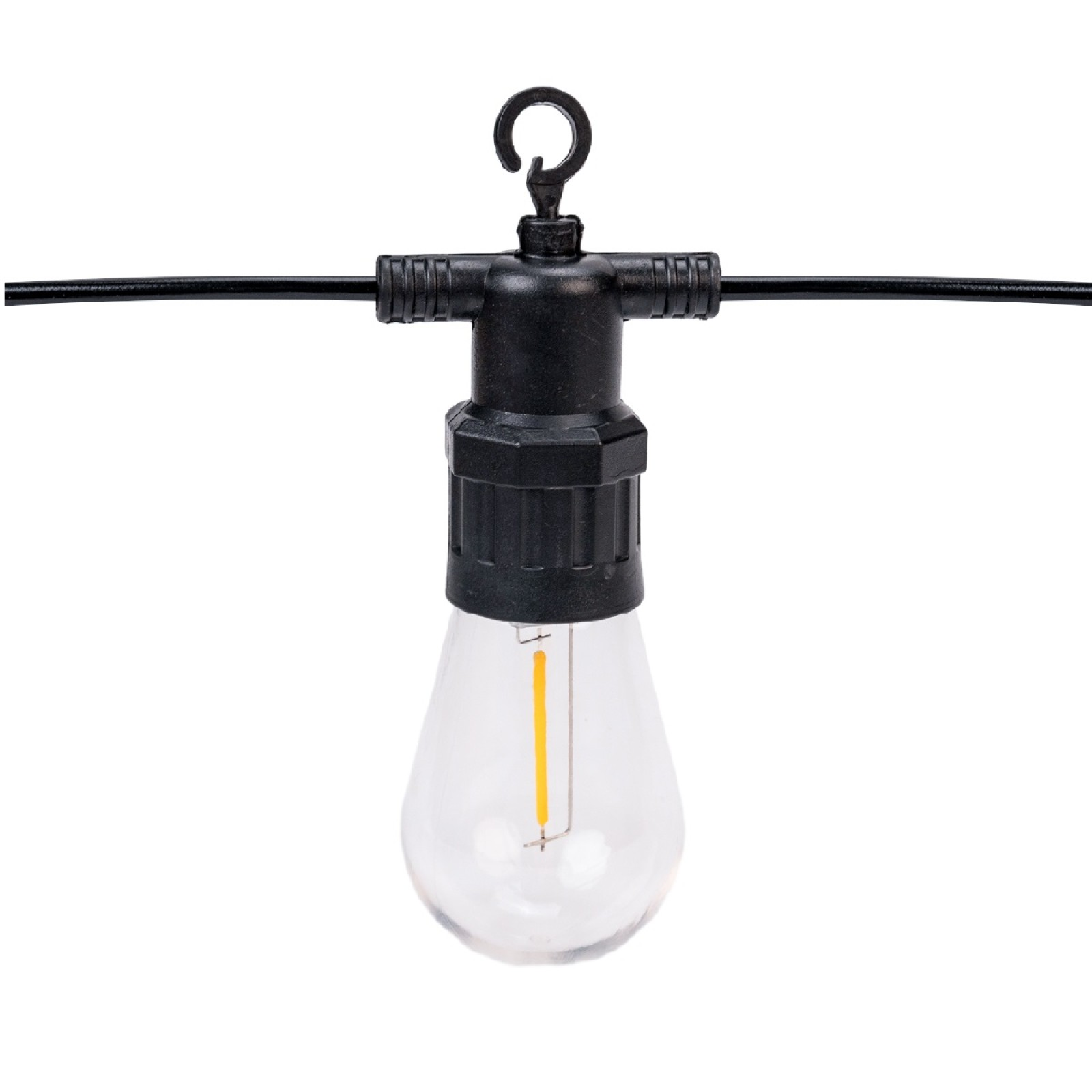 Ghirlanda luminoasa, decorativa, interconectabila, 5m, 10 Becuri LED, Lumina Alb Cald