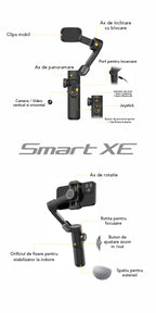 Gimbal Stabilizator Pe 3 Axe Aochuan Smart – Pentru Vlogging și Filmări Profesionale Cu Telefonul