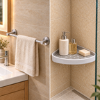 Set 2 Accesorii pentru Baie AquaDuo, pentru Organizare, Depozitare și Prosoape – 4 Variante