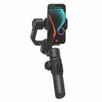 Gimbal Aochuan SMART S2, 3 axe, Acumulator 6400mAh, Lumina integrata,  aplicatie dedicata, Content Creator Edition, Negru Mat