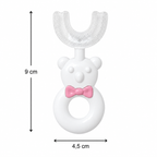 Set 3  Periuțe Copii U-Shape 360° – Silicon Premium, 2-6 ani, 3-6 ani, 6-12 ani, 2-12 ani pachet 2 + 1 Gratis