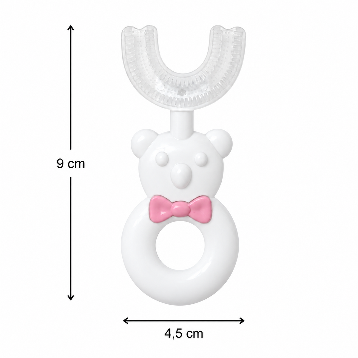 Set 3  Periuțe Copii U-Shape 360° – Silicon Premium, 2-6 ani, 3-6 ani, 6-12 ani, 2-12 ani pachet 2 + 1 Gratis
