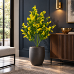 Plantă Artificială Decorativă Premium, Aspect Natural, 80 cm (Fără Ghiveci)