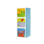 Dulap Modular pentru Copii, 3 Compartimente
