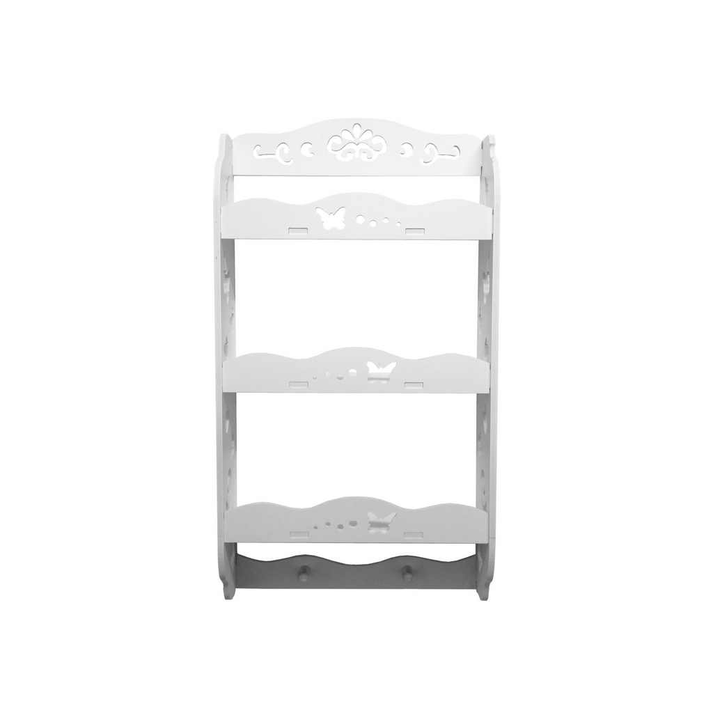 Etajera cu 3 rafturi pentru baie, D126 PVC, 37*65*14 cm, D126PVC