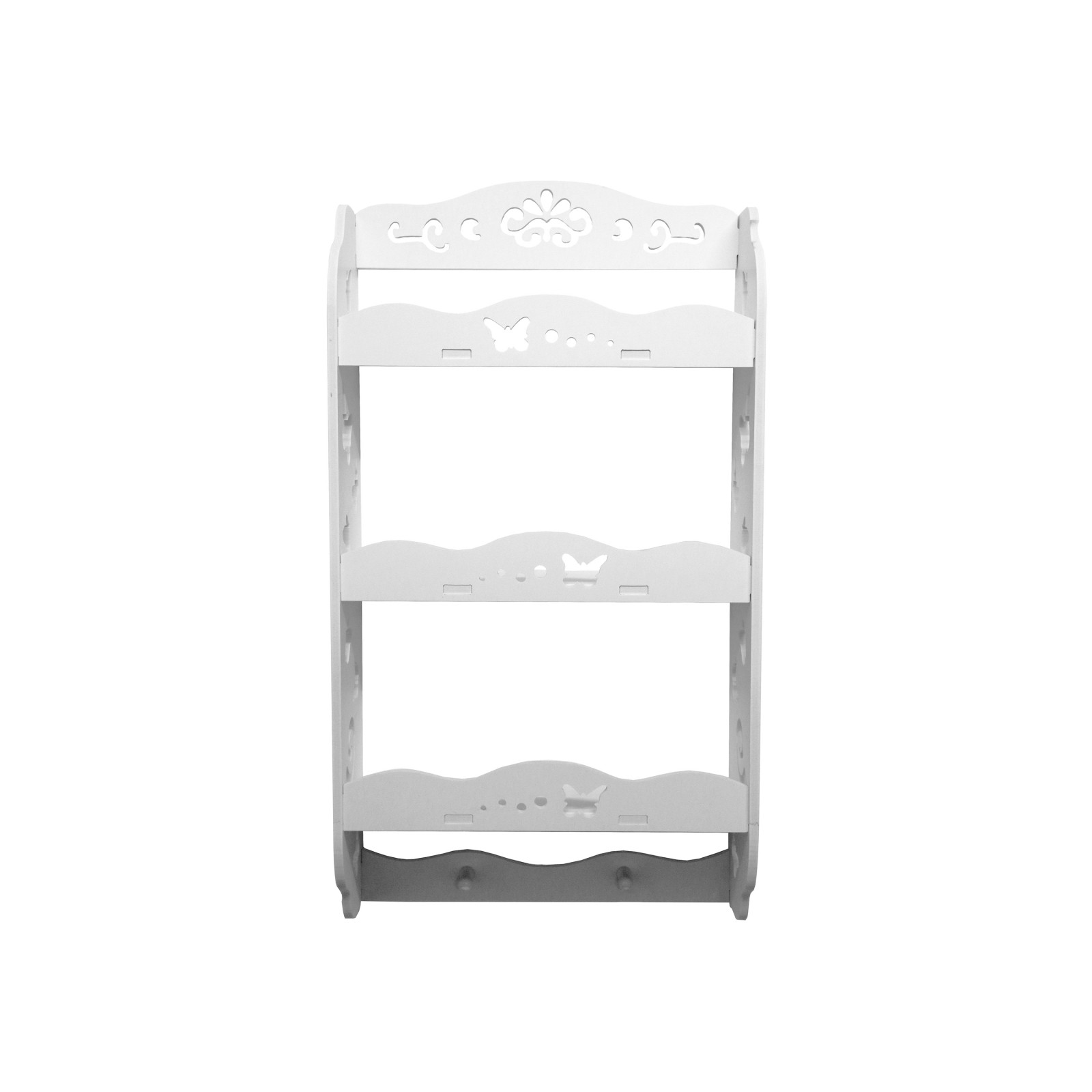 Etajera cu 3 rafturi pentru baie, D126 PVC, 37*65*14 cm, D126PVC