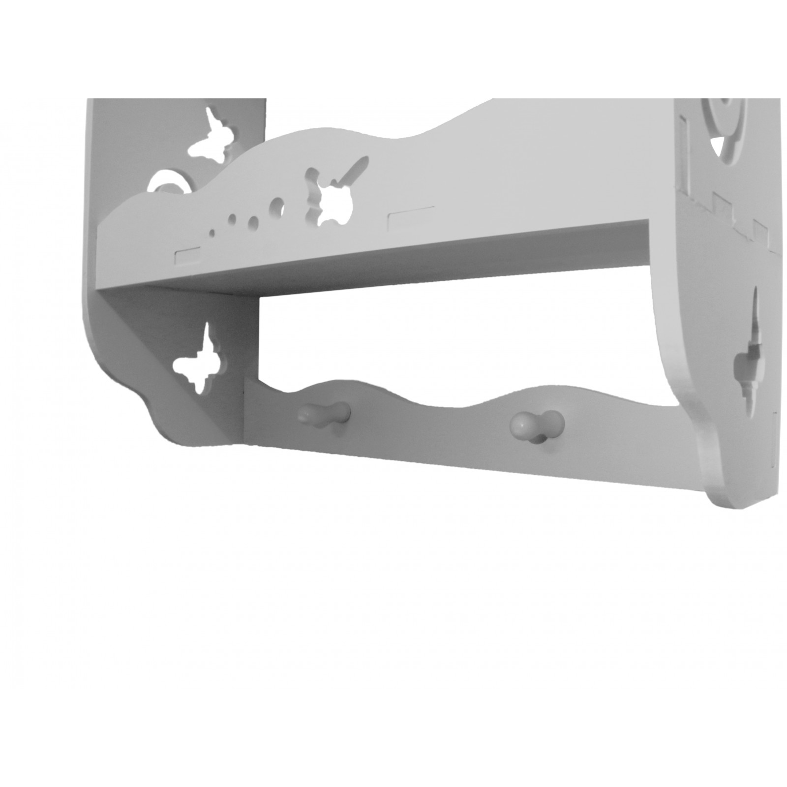 Etajera cu 3 rafturi pentru baie, D126 PVC, 37*65*14 cm, D126PVC