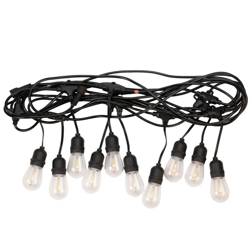 Ghirlanda luminoasa, decorativa, interconectabila, 5m, 10 Becuri LED, Lumina Alb Cald, D6126