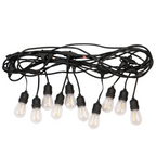 Ghirlanda luminoasa, decorativa, interconectabila, 5m, 10 Becuri LED, Lumina Alb Cald, D6126
