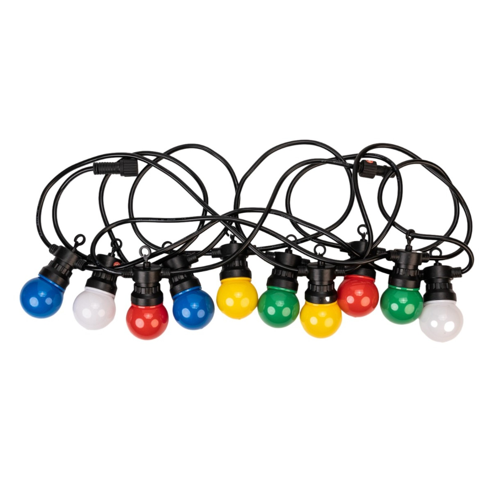 Ghirlanda luminoasa, decorativa, interconectabila, 5m, 10 Becuri LED, Lumina Multicolor