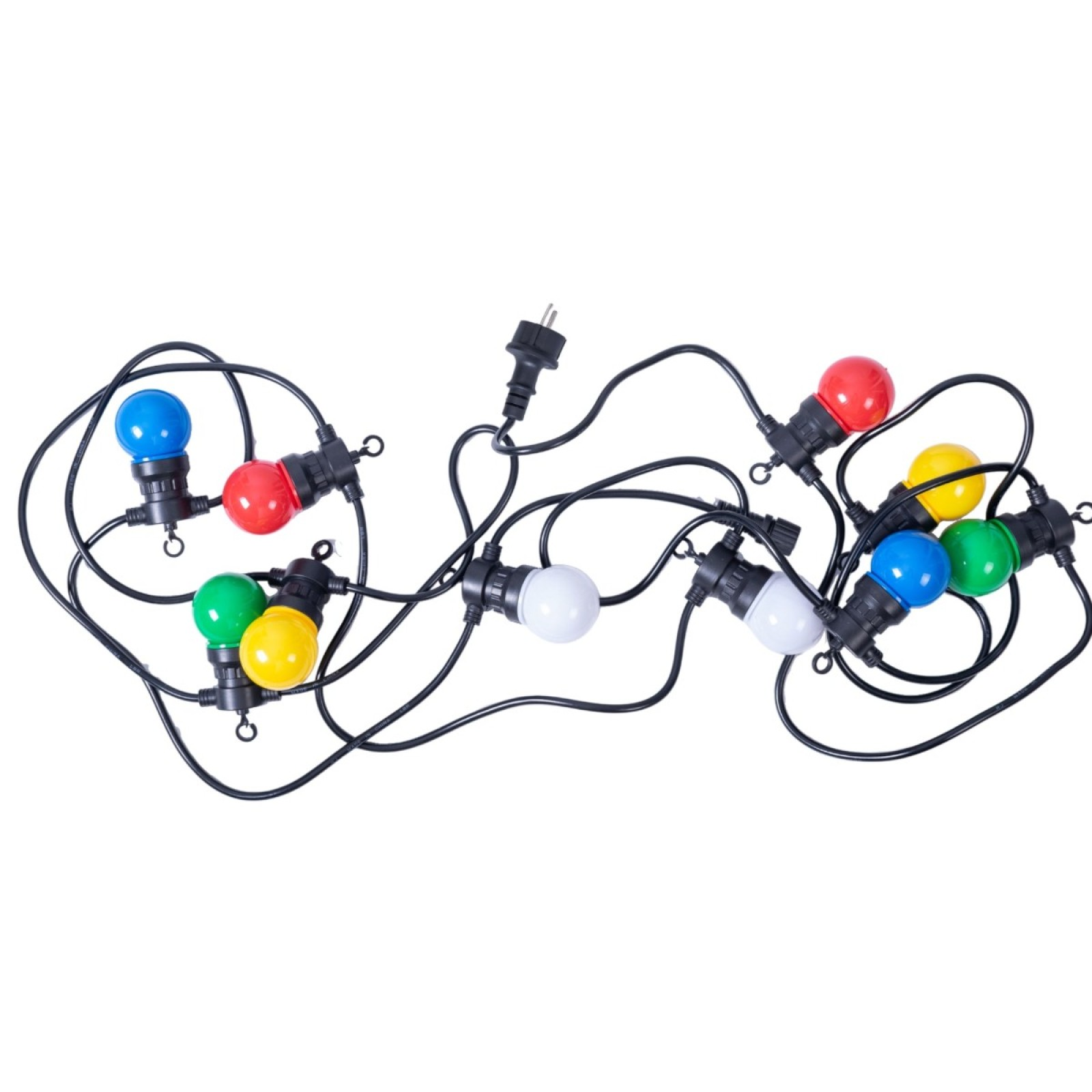 Ghirlanda luminoasa, decorativa, interconectabila, 5m, 10 Becuri LED, Lumina Multicolor