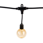 Ghirlanda luminoasa, decorativa, interconectabila, 5m, 10 Becuri LED, Lumina Alb Cald