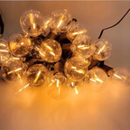 Ghirlanda luminoasa, decorativa, interconectabila, 5m, 10 Becuri LED, Lumina Alb Cald