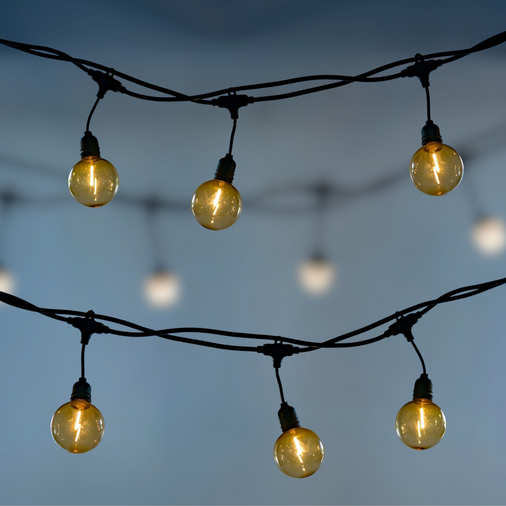 Ghirlanda luminoasa, decorativa, interconectabila, 5m, 10 Becuri LED, Lumina Alb Cald