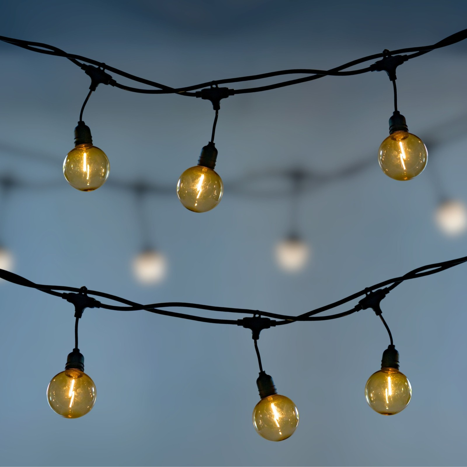 Ghirlanda luminoasa, decorativa, interconectabila, 5m, 10 Becuri LED, Lumina Alb Cald