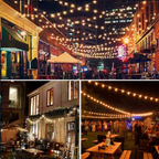 Ghirlanda luminoasa, decorativa, interconectabila, 5m, 10 Becuri LED, Lumina Alb Cald