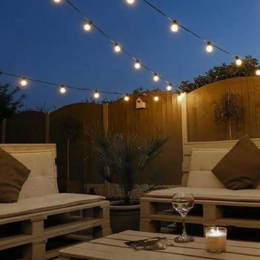 Ghirlanda luminoasa, decorativa, interconectabila, 5m, 10 Becuri LED, Lumina Alb Cald