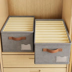 Organizator Pliabil Multifuncțional, cu Mâner, pentru Depozitare Compactă, Gri, 45 × 28 × 18 cm