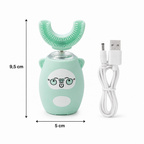 Periuța MagicU – Periuță electrică 360° din silicon alimentar, anti-plâns și zero iritații, 3 programe, reîncărcabilă USB