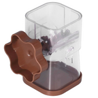 PACHET PROMOTIONAL: Razatoare multifunctionala, cu 5 lame, Albastru + Rasnita manuala, pentru nuci, alune si ciocolata, Maro