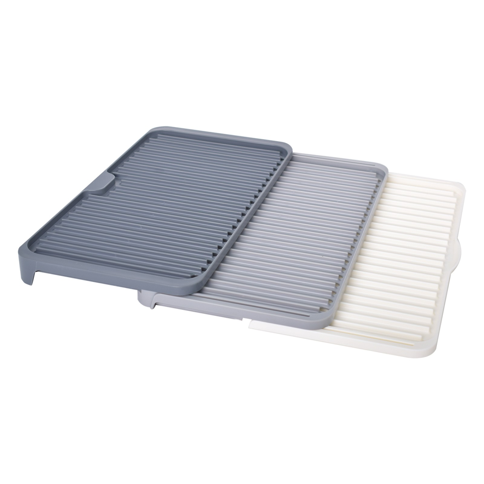 PACHET PROMOTIONAL: Scurgator vase, ustensile, Multicolor + Suport extensibil pentru spalat vase si alimente, Gri/Inox