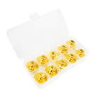 PACHET PROMOTIONAL: Set 10 piese, stampile, pentru sigiliu cu ceara, Auriu + Set ceara multicolora, 10 culori, 45g, multicolor, D5222+D5221