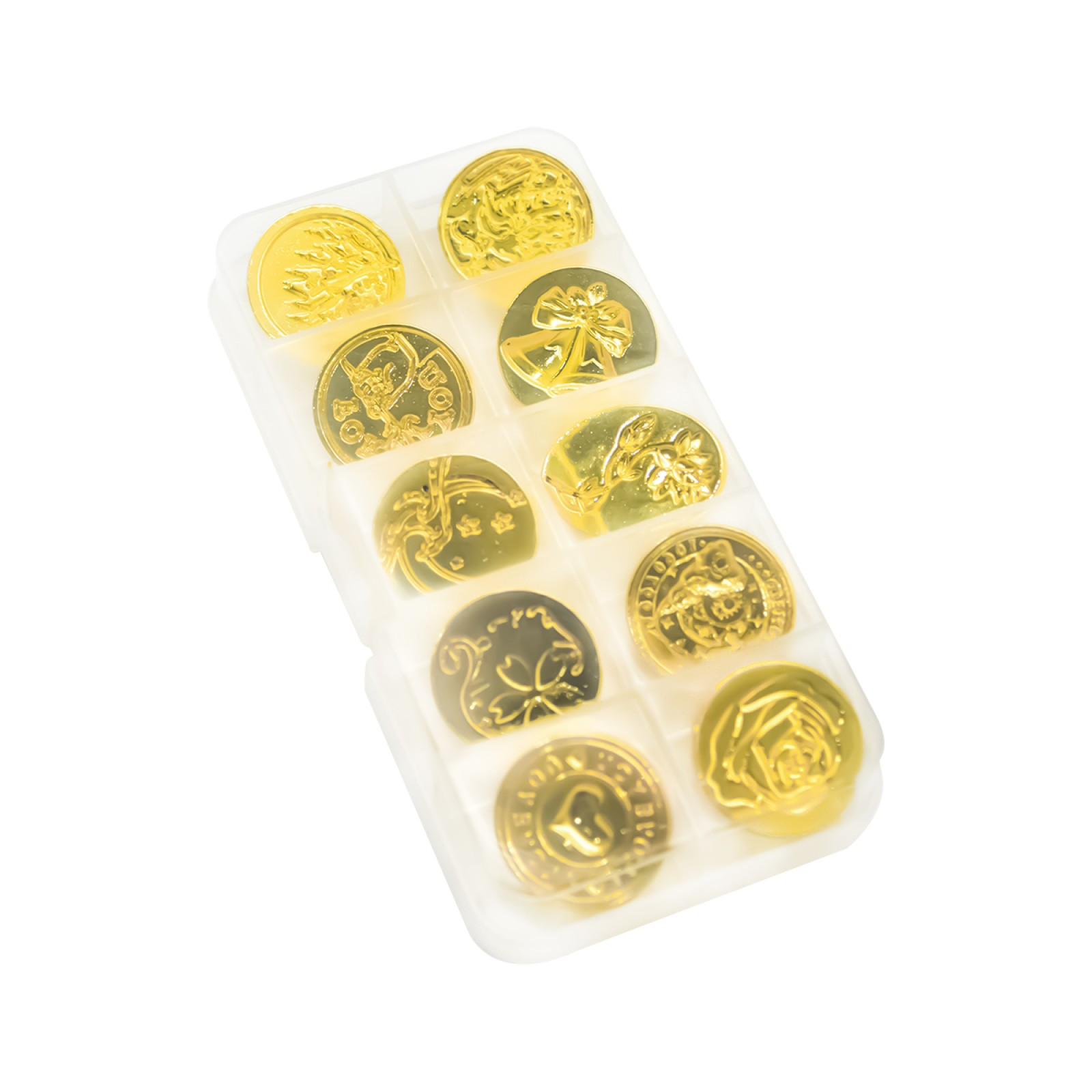 PACHET PROMOTIONAL: Set 10 piese, stampile, pentru sigiliu cu ceara, Auriu + Set ceara multicolora, 10 culori, 45g, multicolor, D5222+D5221