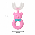 Set 3  Periuțe Copii U-Shape 360° – Silicon Premium, 2-6 ani, pachet 2 + 1 Gratis